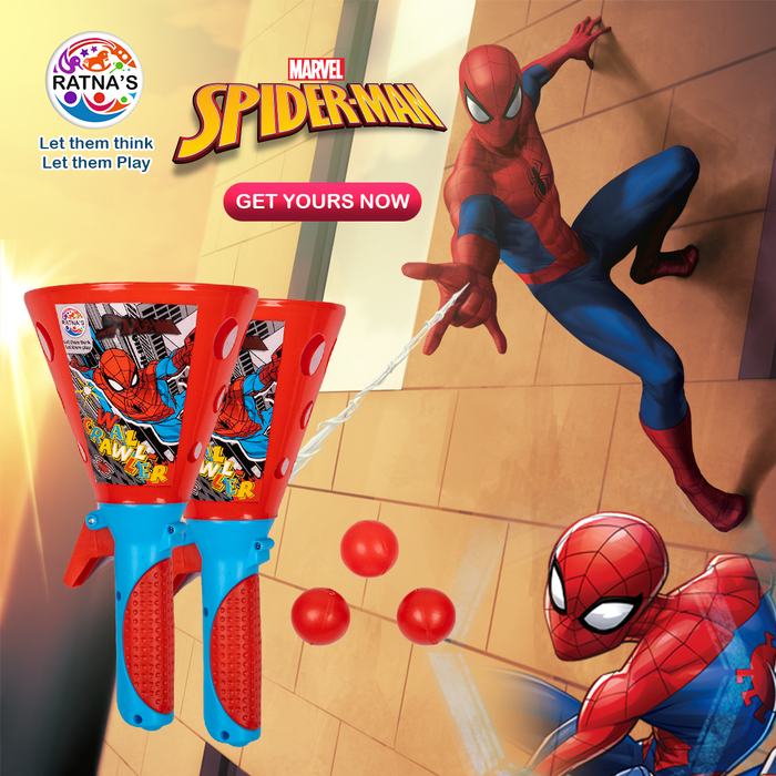 Marvel Spiderman Sky ping pong A perfect catching fun game