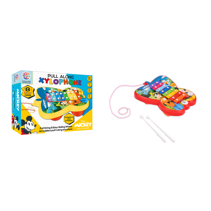 Disney Mickey & Friends  Pull Along Xylophone (12 Months - 4 Years)