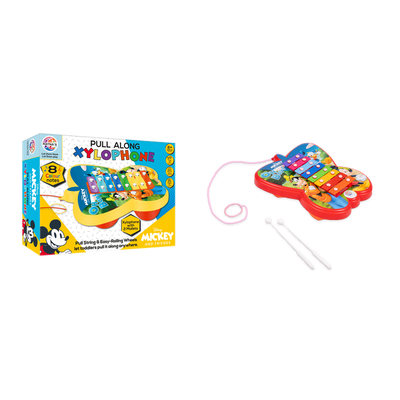 Disney Mickey & Friends  Pull Along Xylophone for Infants