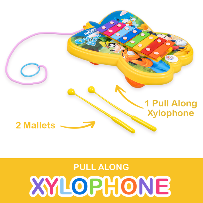 Disney Mickey & Friends  Pull Along Xylophone (12 Months - 4 Years)