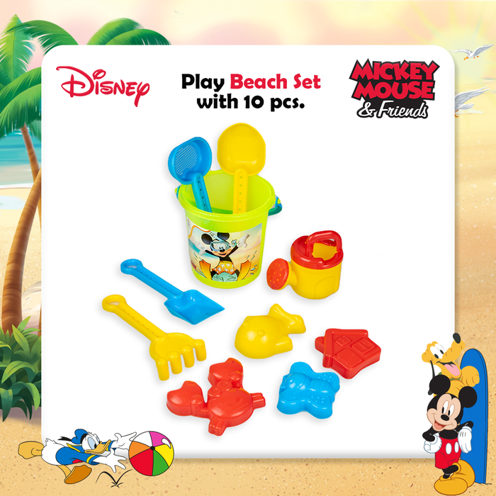 Disney  Mickey & Friends Beach set 10 pcs A perfect set for beachtime fun