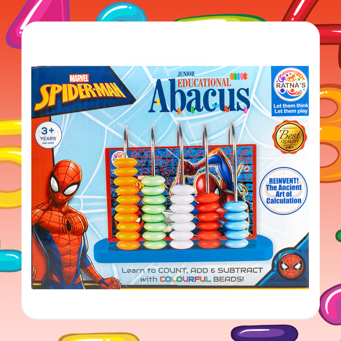 Marvel Spiderman Educational Abacus Junior