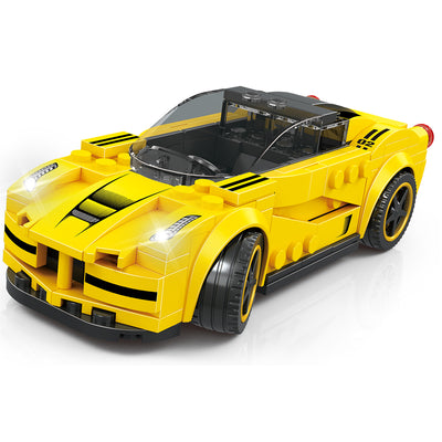 Yellow Ferrari DIY Blocks (143 Pieces)