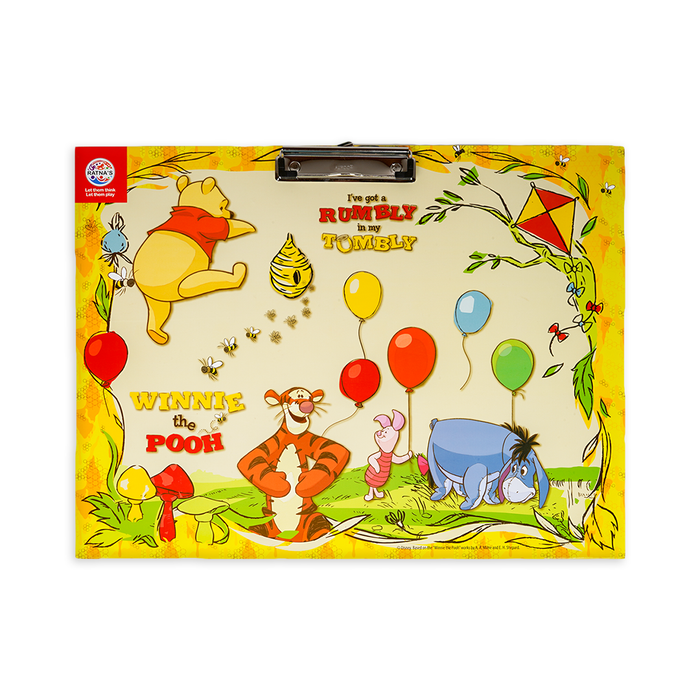 Disney Winnie the Pooh Jumbo Drawing Pad 2 in 1 with Write & Wipe Board