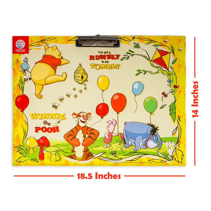 Disney Winnie the Pooh Jumbo Drawing Pad 2 in 1 with Write & Wipe Board