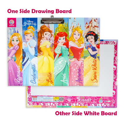Disney Princess Jumbo Drawing Pad 2 in 1 with Write & Wipe Board on Bottom