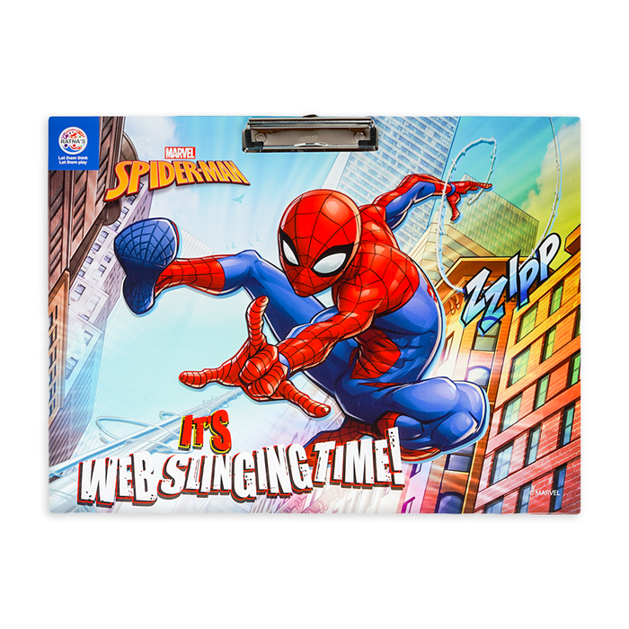 Marvel Spiderman Jumbo Drawing pad 2 in 1 with write & wipe board on bottom