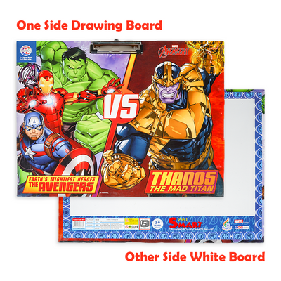 Marvel Avengers Jumbo Drawing pad 2 in 1 with write & wipe board on bottom