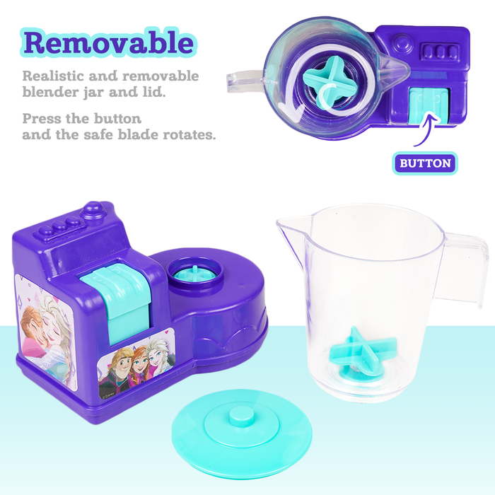 Disney Frozen Toy Mixer Pretend play toy for kids.(Non Battery)Push Button mechanism