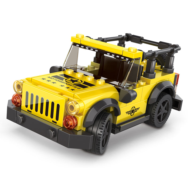 Yellow SUV DIY Kit (122 Pcs)