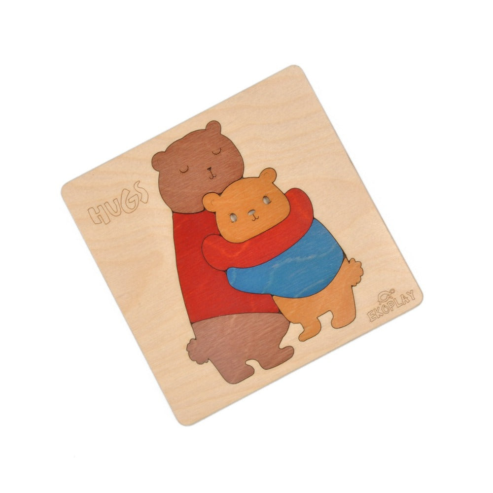 Hugs Bear - Wooden Puzzle