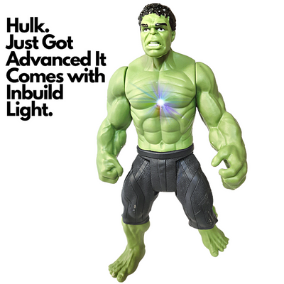Hulk Action Figure Toy | Inbuild Light (12 inch)