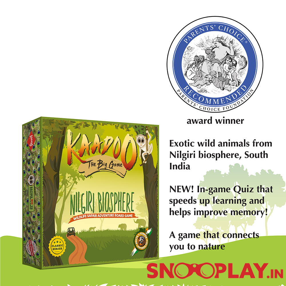 Spots & Stripes - Nilgiris Biosphere Jungle Wildlife Safari Adventure Board Game