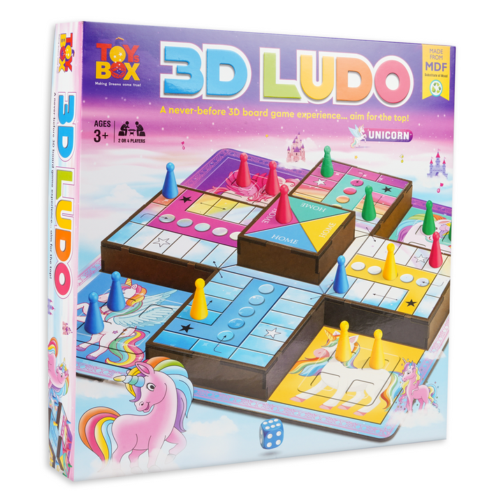 3D Unicorn Ludo Game