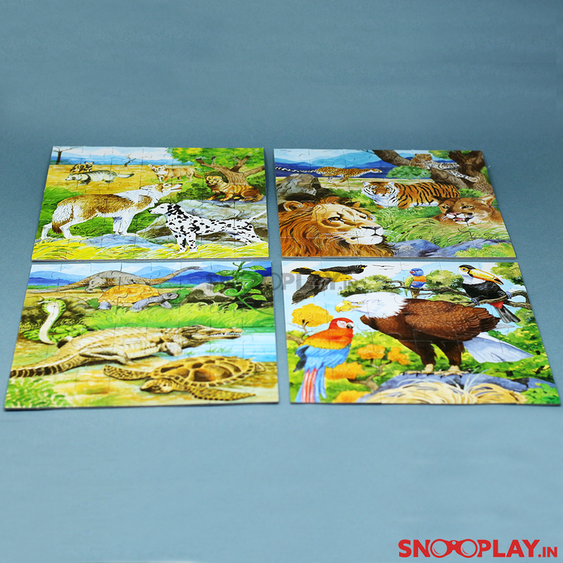 Animals Puzzles (Series 6) - Set of 4 Jigsaw Puzzles