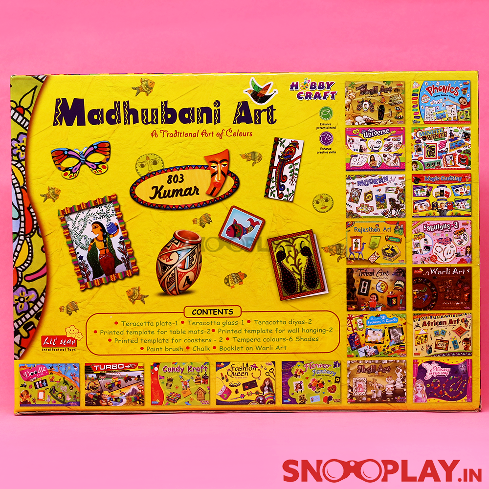 Madhubani Art Painting Game (DIY Art & Craft Kit)