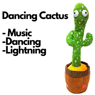 Cactus Talking Toy | Dancing Cactus Toy | Talking Toys| Speaking Cactus Toy