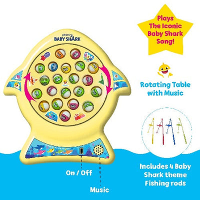 Baby Shark Sing and Go Fishing Game For Children