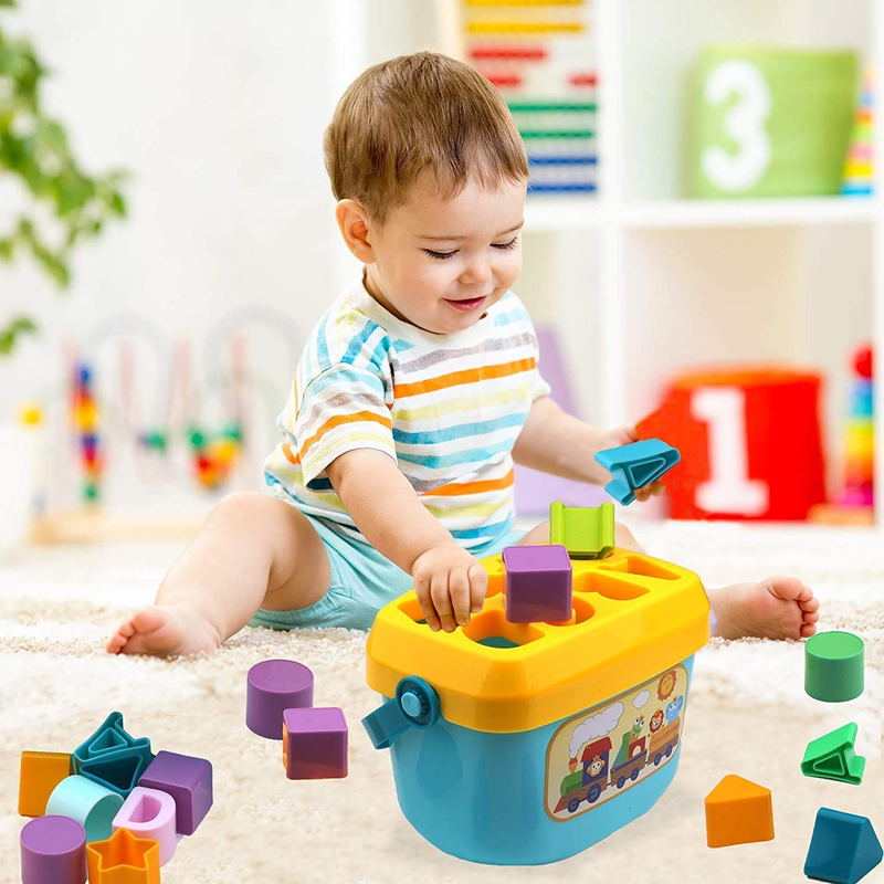 ABC and Shape Pieces Sorting Developmental Toy