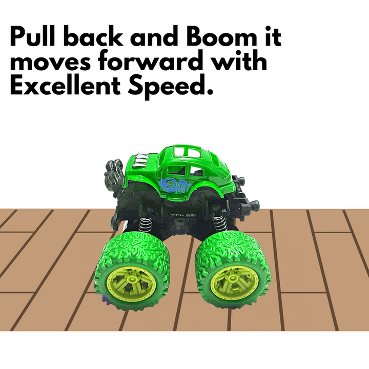 Mini Monster Truck  Toy for Kids (Green)