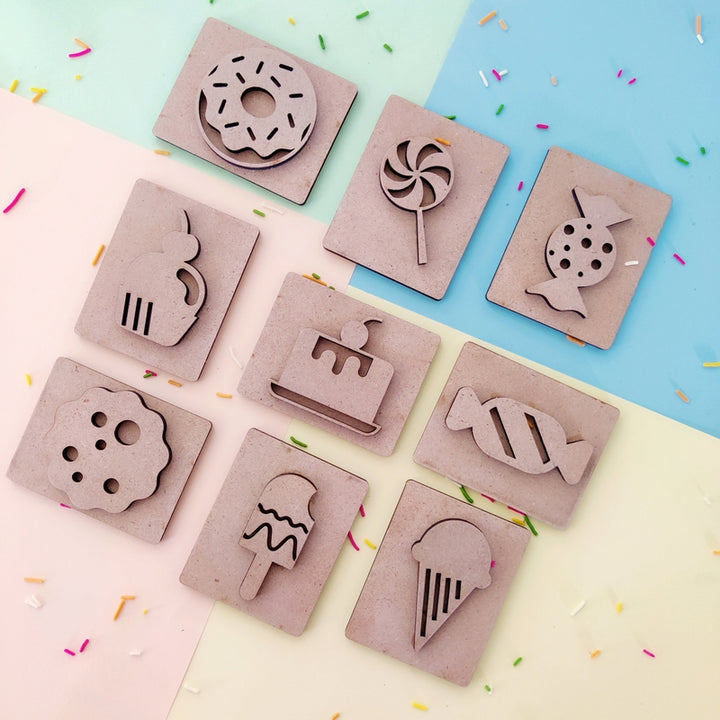 Sweet Treat Stamp Art Set | Stamp Set of 9