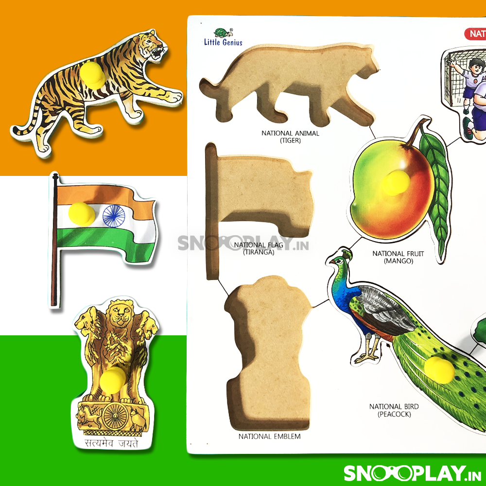 Wooden India National Symbols, For School at Rs 45/piece in Saharanpur |  ID: 2851581733012