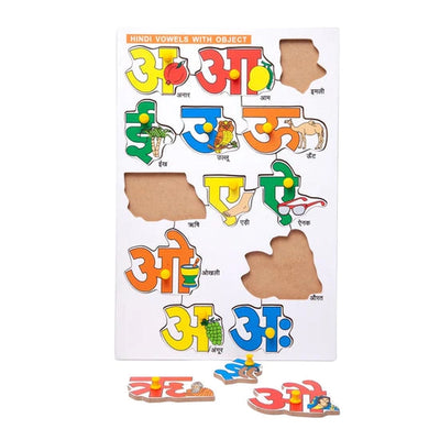 Wooden Hindi Vowel Puzzle for Kids