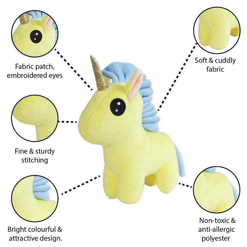 Furrendz Radiant Unicorn 10" Plush - Yellow