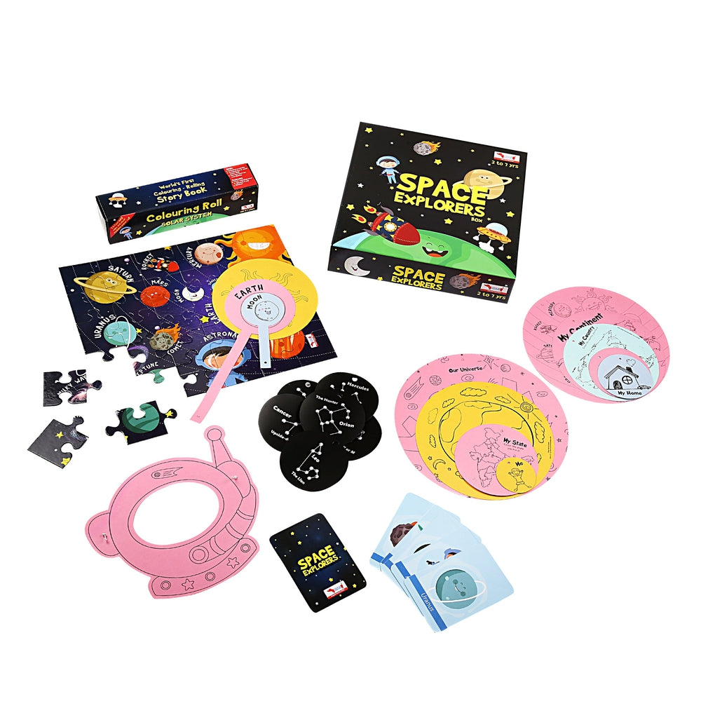 Space Explorers Box– Solar System Game for Kids