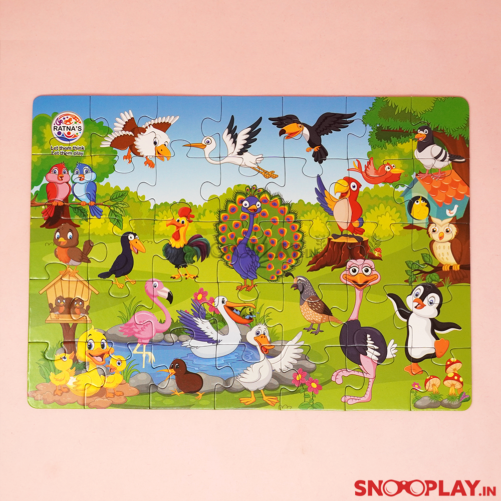 4 in 1 Animal World Jigsaw Puzzles For Kids
