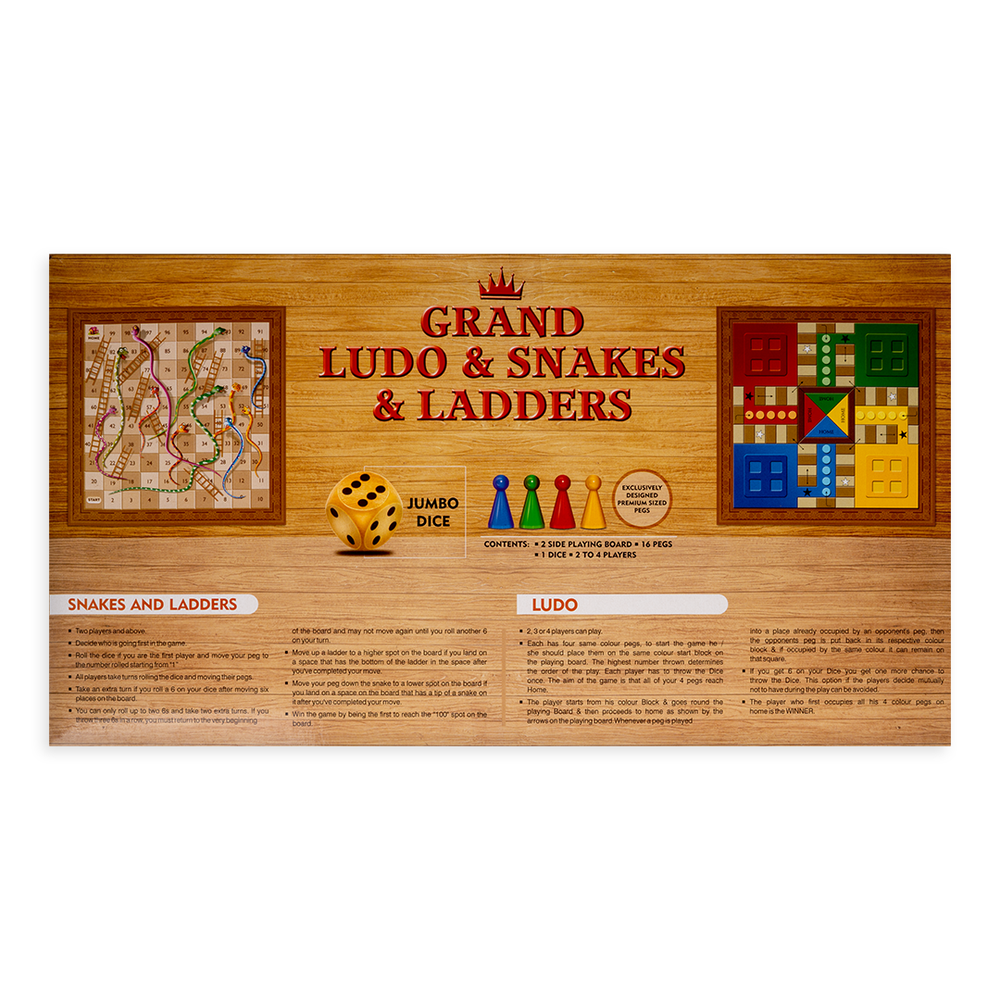 Ludo And Snake & Ladder ( Grand )