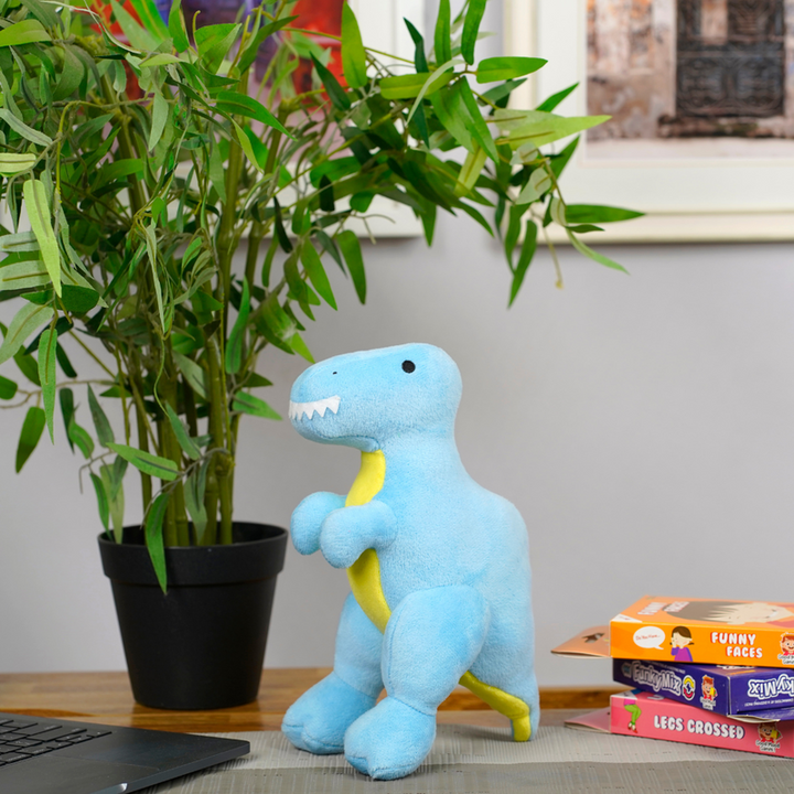 Furrendz Dashing Dino 10"  Plush - Blue (6 Months - 7 Years)