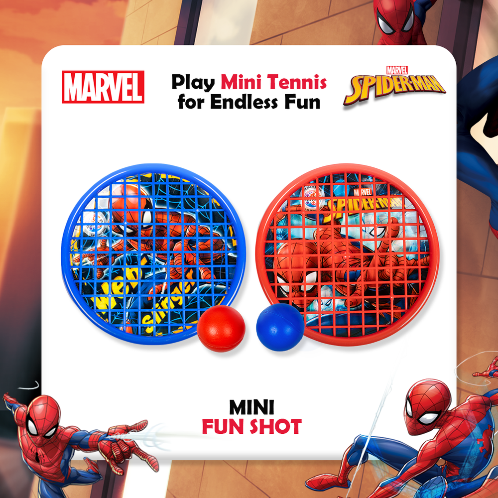 Mini Fun Shot Hand Tennis Spider-Man