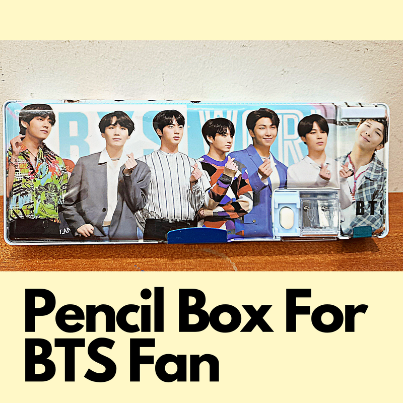 Buy BTS Pencil Box BTS Stationery BTS Box BTS Pouch on
