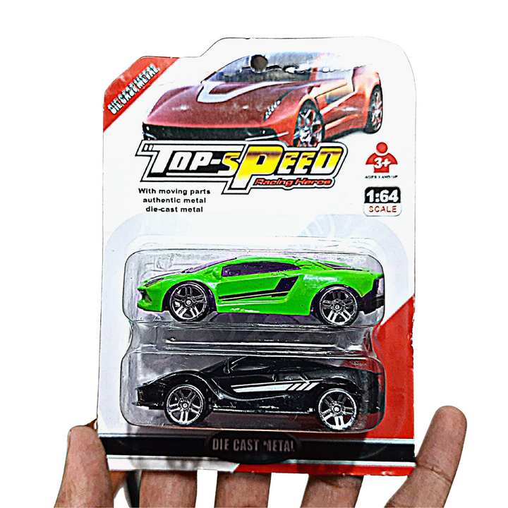 Mini Diecast Small Car Set - (2 Die Cast Toy)