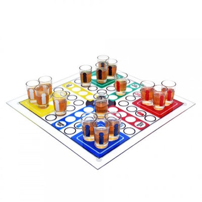 Drinking Ludo Game (With Shot Glasses) Party Game