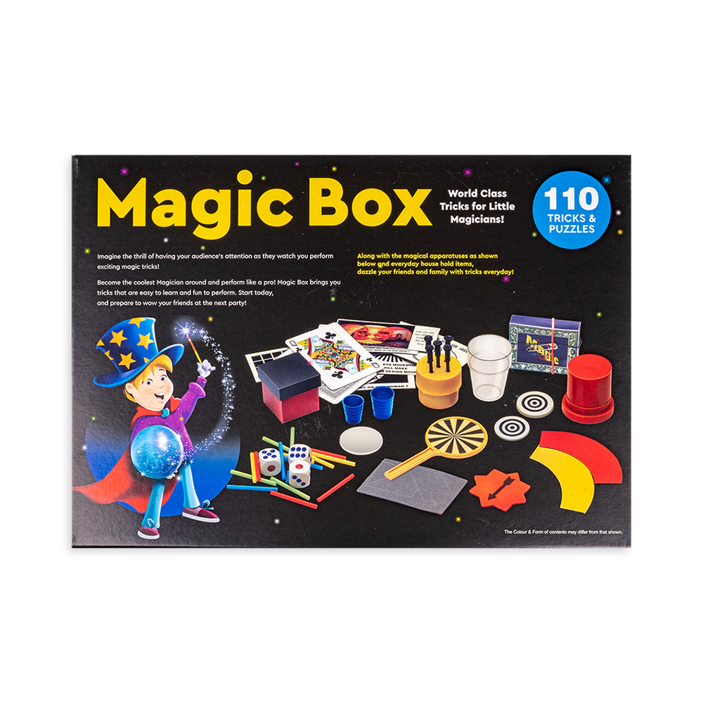 A SARKAR MAGIC WORLD THE BLACK BOX PUZZLE MAGIC / TOY BOX PUZZLE KIT BOX  SET (MAGNETIC) 7 Magic Tricks Price in India - Buy A SARKAR MAGIC WORLD THE BLACK  BOX