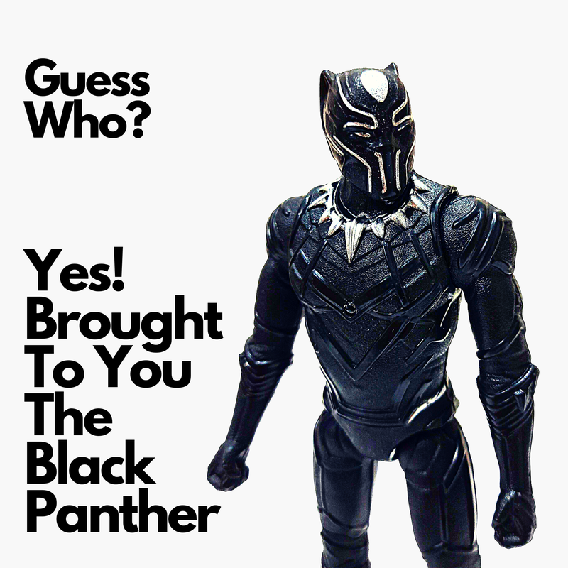 Black Panther Action Figure Toy (7 Inch)