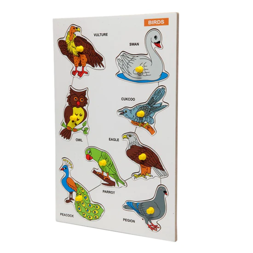 Wooden Birds Puzzle (4-6 Years)