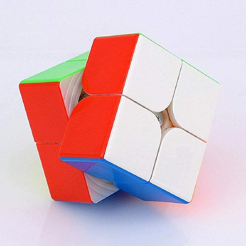 IQ Brain Storm Teaser 2x2 Inches Speed Cubic Square Shape Magic Puzzle Cube Toy for Kids & Adults- Multicolor