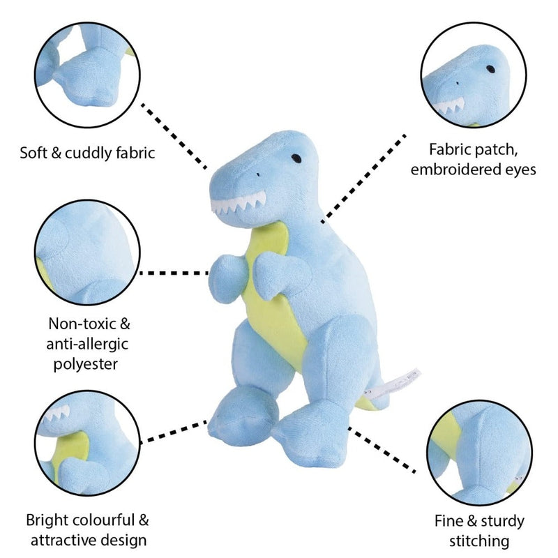 Furrendz Dashing Dino 10"  Plush - Blue (6 Months - 7 Years)