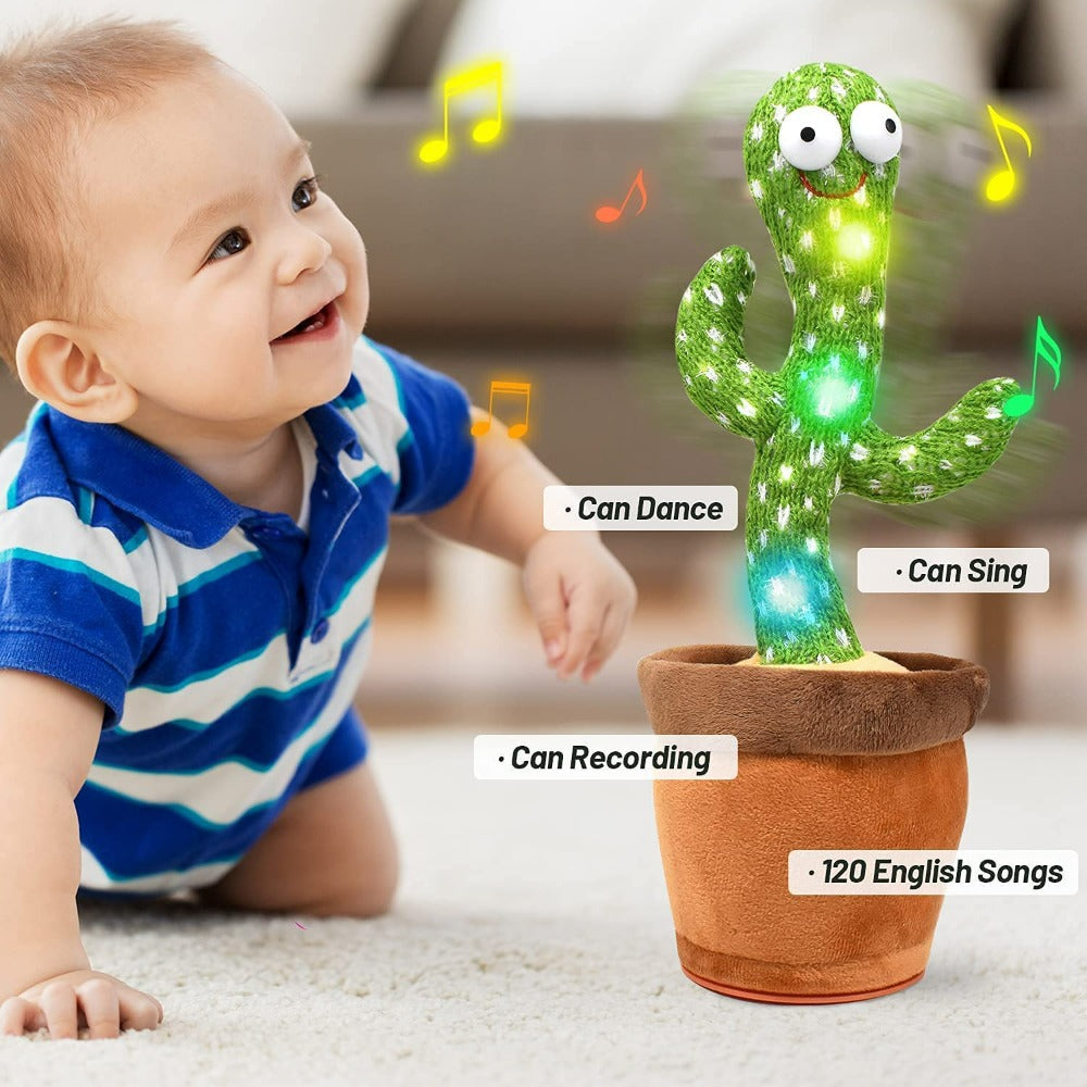 Dancing Cactus Talking Toy ,Cactus Plush Toy, Recording RepeatsWhat YouSay Funny