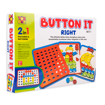 Button It Right Set - 1 | Pre-School Learning Aids