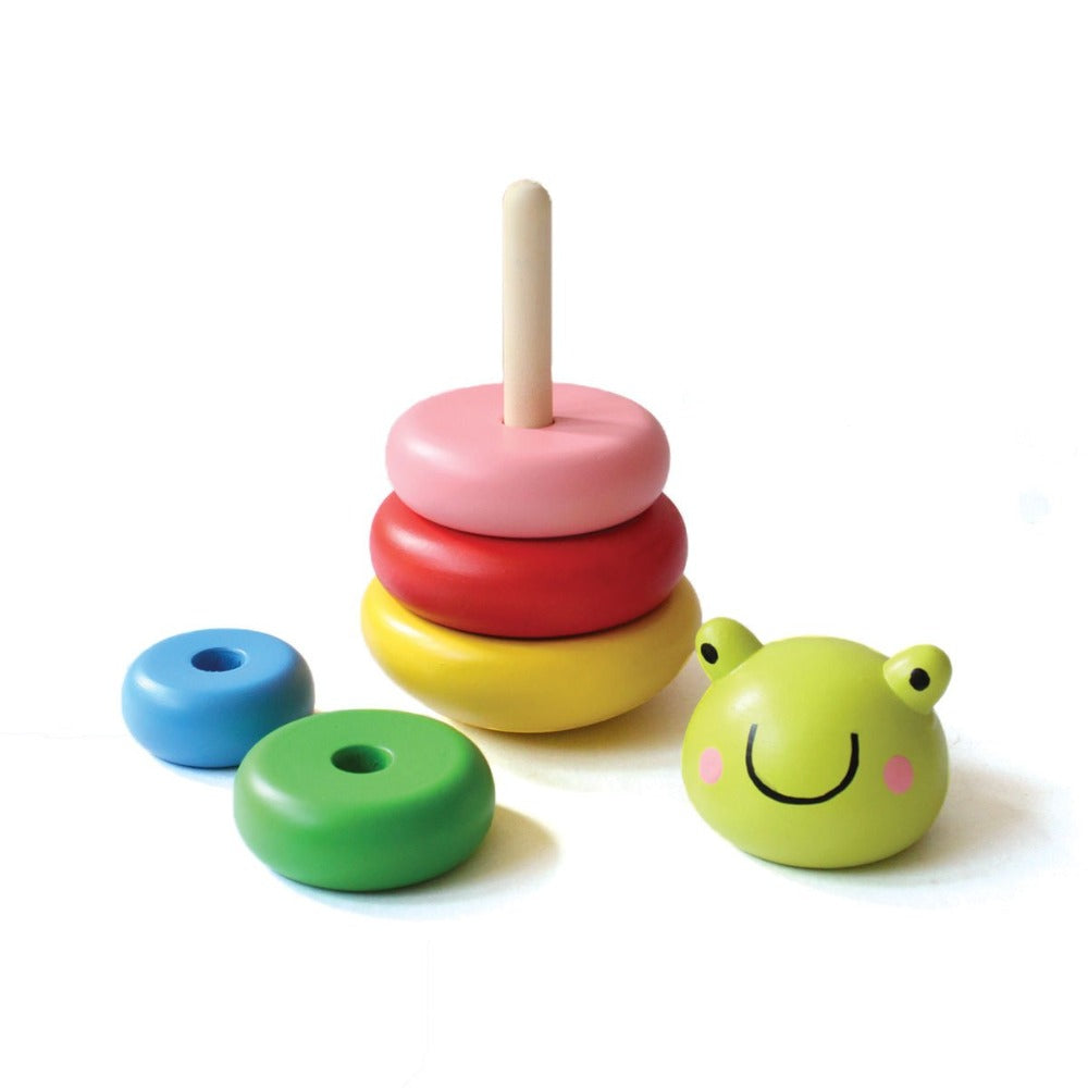 Frog Wooden Stacker (1-2 Years)