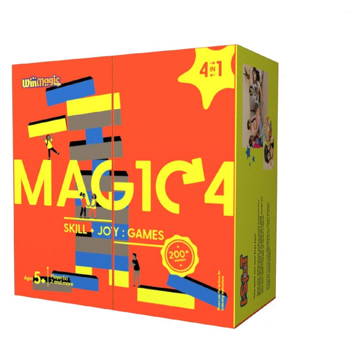 Magic 4 Games | Skill N Joy 4-in-1 Game Set (5-10 Years)