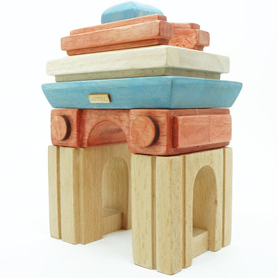 India Gate Blocks (Wooden Puzzle set) - 6 Pieces