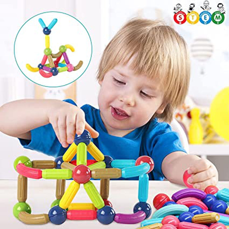 Magplay Magnetic Roundels Connect with Magnets - 64 Pieces (3-6 Years)