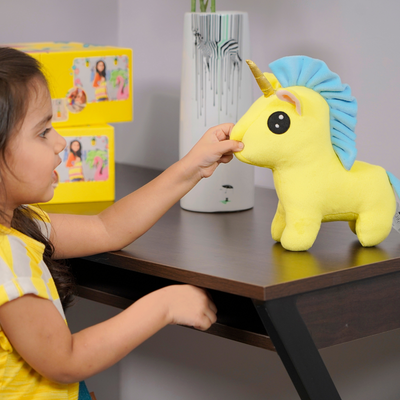 Furrendz Radiant Unicorn 10" Plush - Yellow