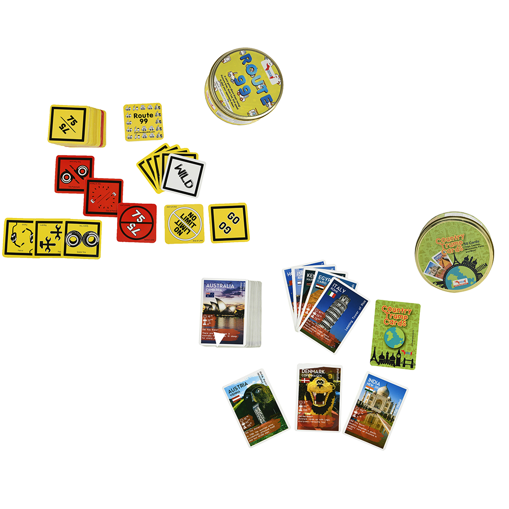 Card Games Combo(Country Trump Cards + Route 99 Cards)
