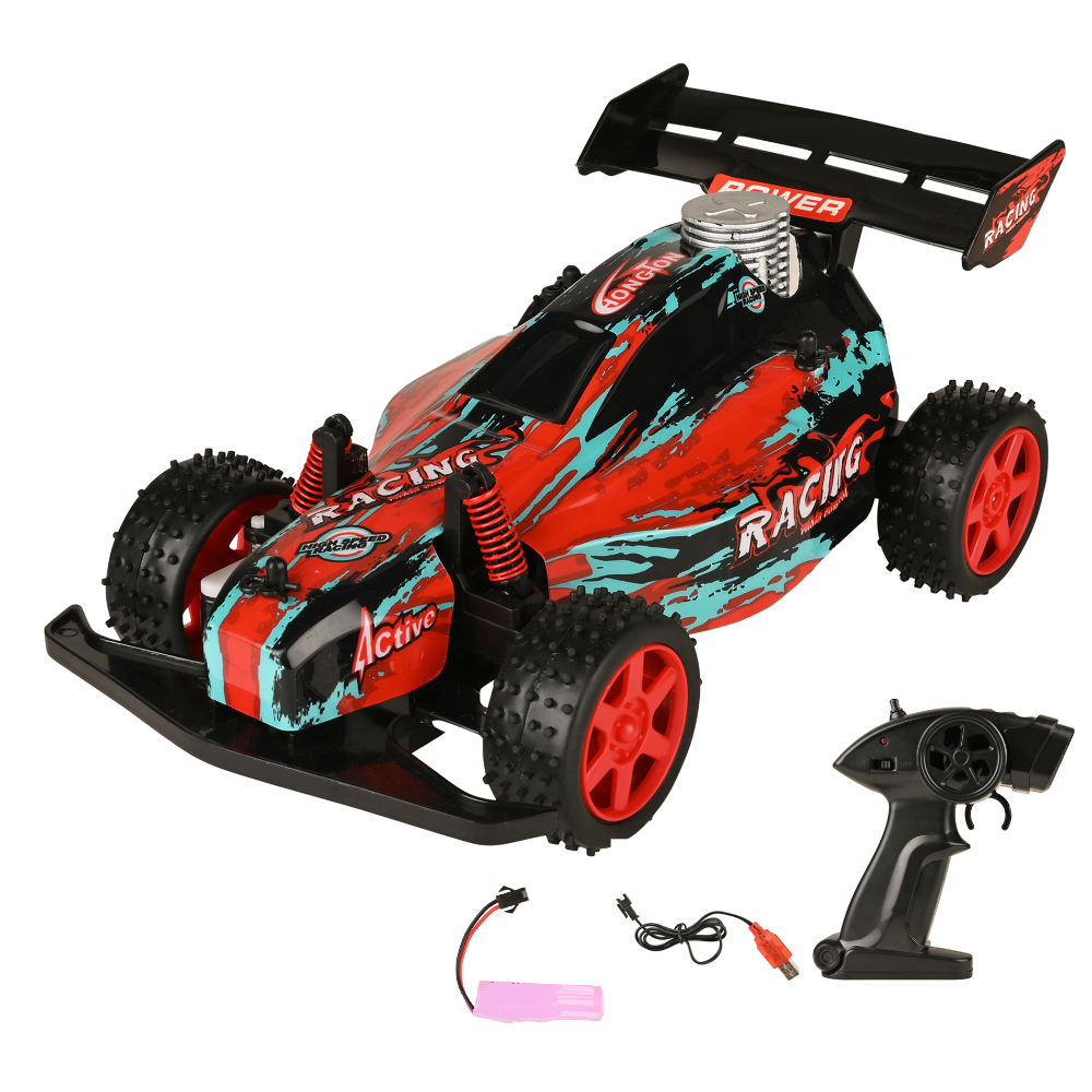 Buggy Alien Racing Car (1:18) Red For Children